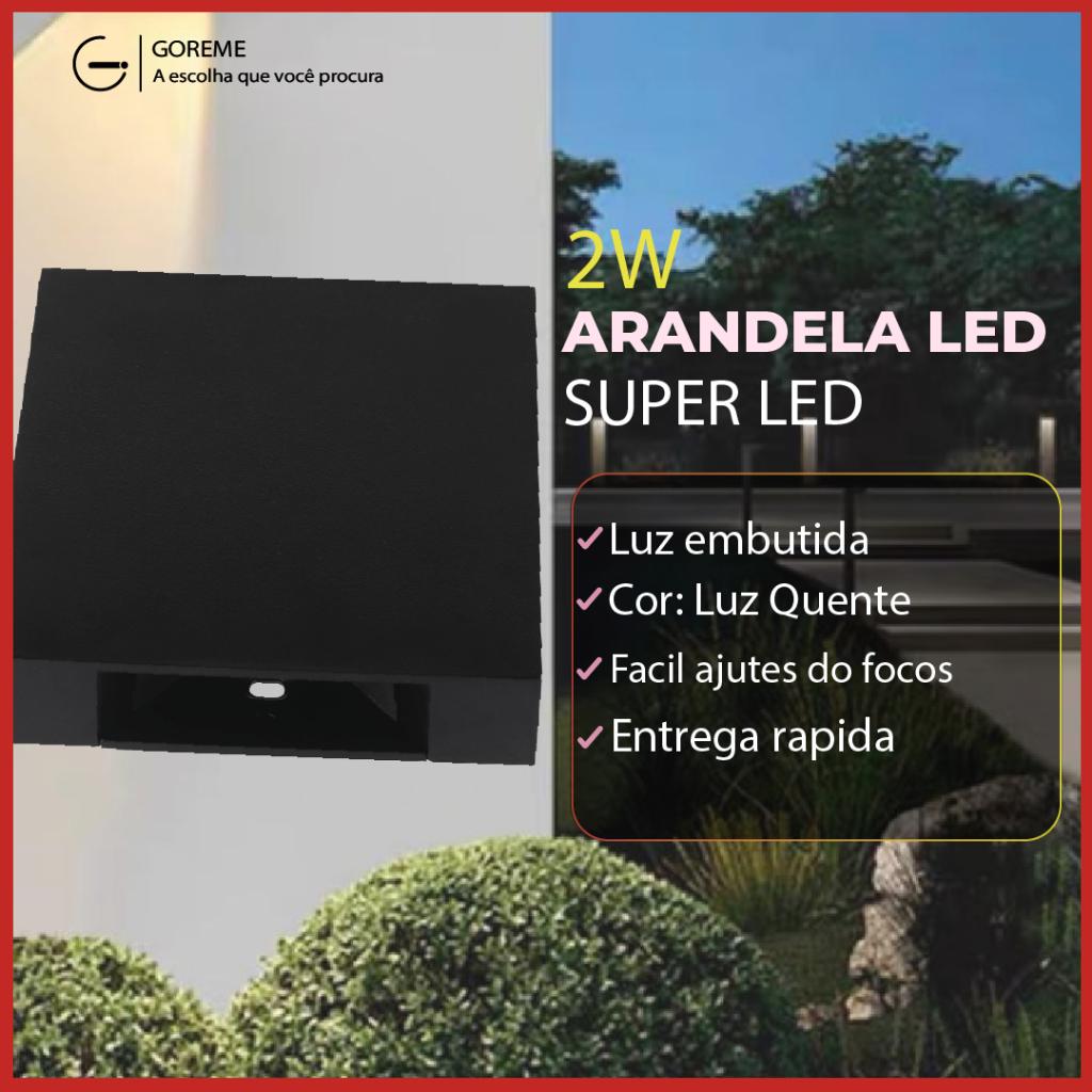 Arandela LED 4W: Iluminação Moderna e Ajustável