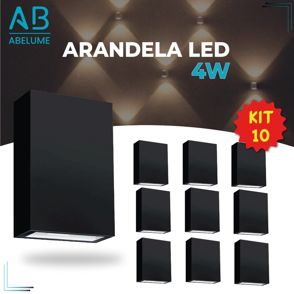 Arandela LED 4W: Ilumine com Elegância!