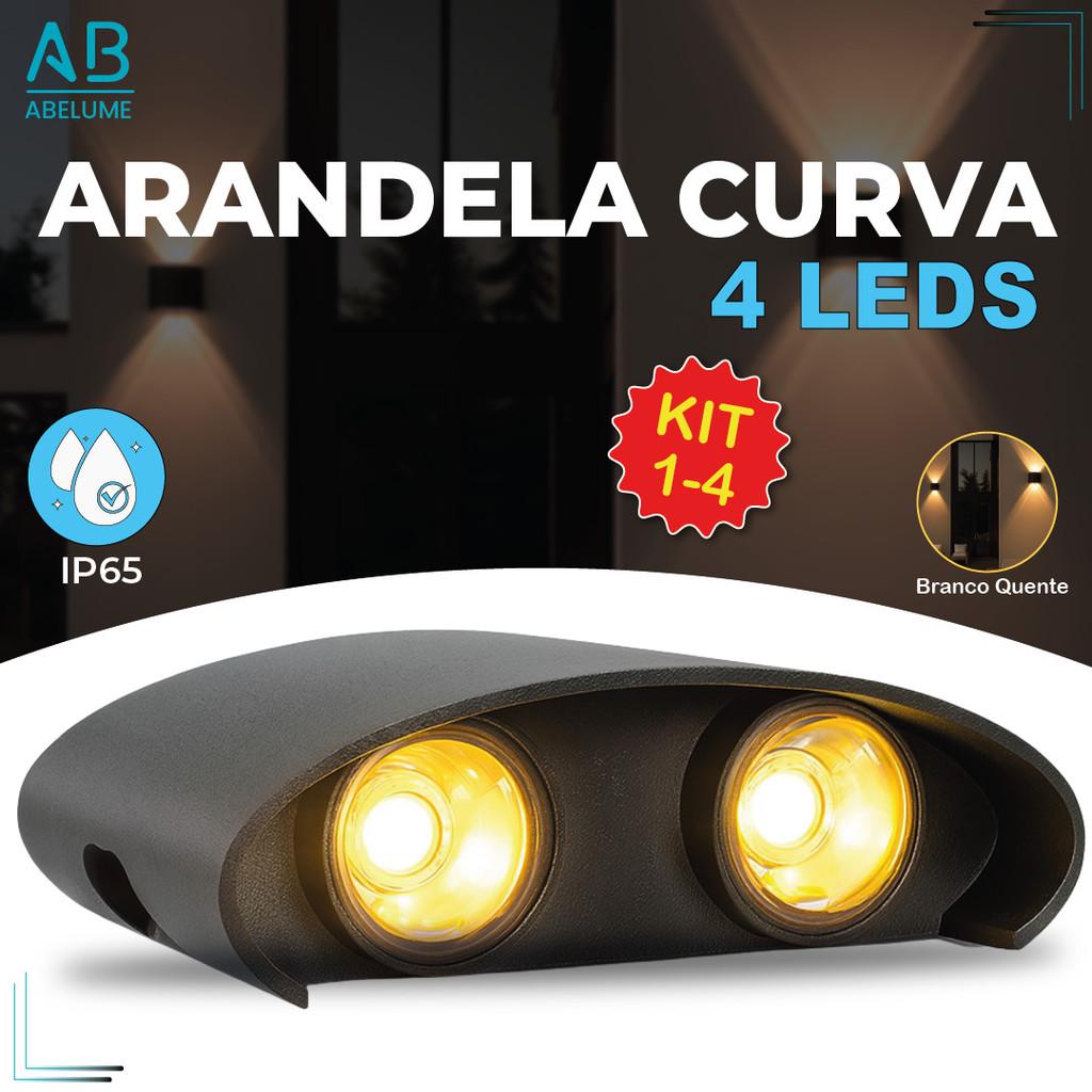 Arandela LED Meia Lua: Ilumine com Elegância!