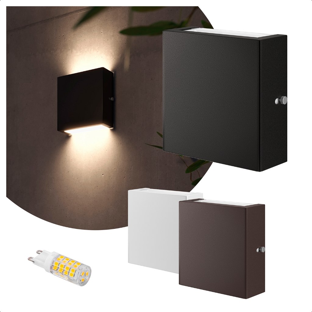Arandela Slim 2 Fachos LED: Iluminação Elegante e Durável!