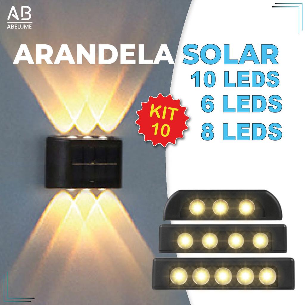 Arandela Solar LED: Ilumine com Economia!