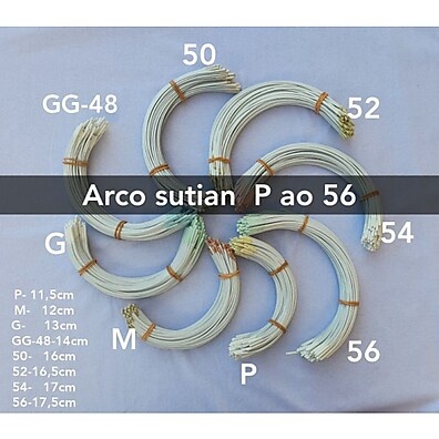 Arco para Sutiã Meia Taça: 50 Pares - Encontre o Ajuste Perfeito!