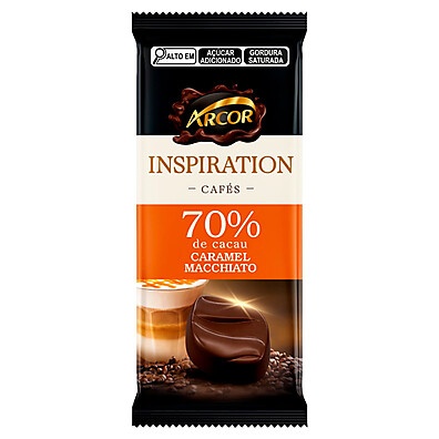 Arcor Inspiration: Chocolate 70% Cacau & Caramel Macchiato