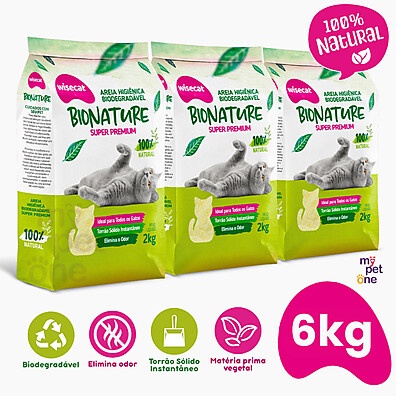Areia Biodegradável Bionature: Natural e Eficaz!