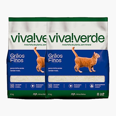 Areia Biodegradável para Gatos: Limpeza Plena Viva Verde