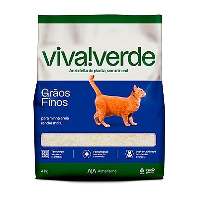 Areia Biodegradável Viva Verde: Limpeza e Saúde para seu Gato!