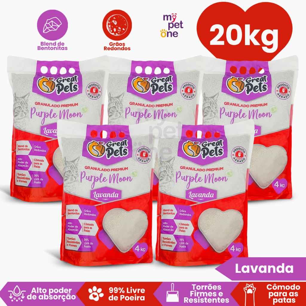Areia Gatos Lavanda: 5x Mais Frescor!