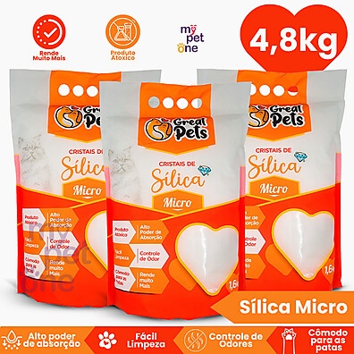 Areia Sílica Great Pets: 3x Mais Durabilidade!