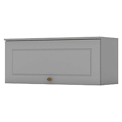 Armário Aéreo 1 Porta Basculante 80cm – Cinza e Moderno!
