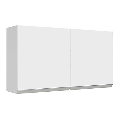Armário Aéreo 120 cm Branco Glamy – Espaço e Estilo na Cozinha
