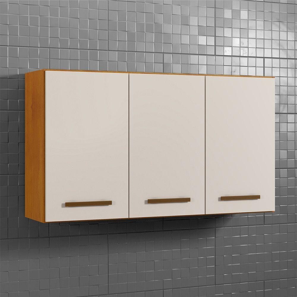 Armário Aéreo 3 Portas: Organize com Estilo!