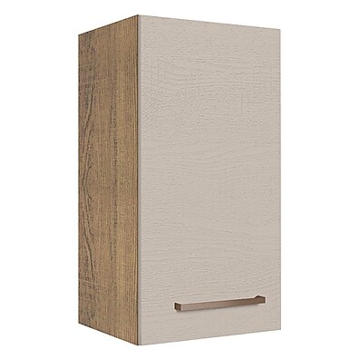 Armário Aéreo 35 cm 1 Porta Rustic/Crema – Organização e Estilo na Sua Cozinha