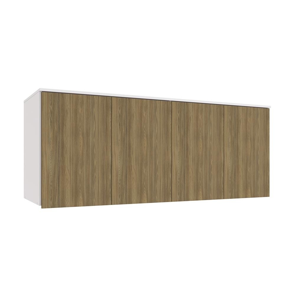 Armário Aéreo 4 Portas Adapt: Organize com Estilo!