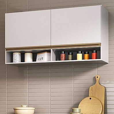 Armário Aéreo Cozinha 105cm: Organize com Estilo!