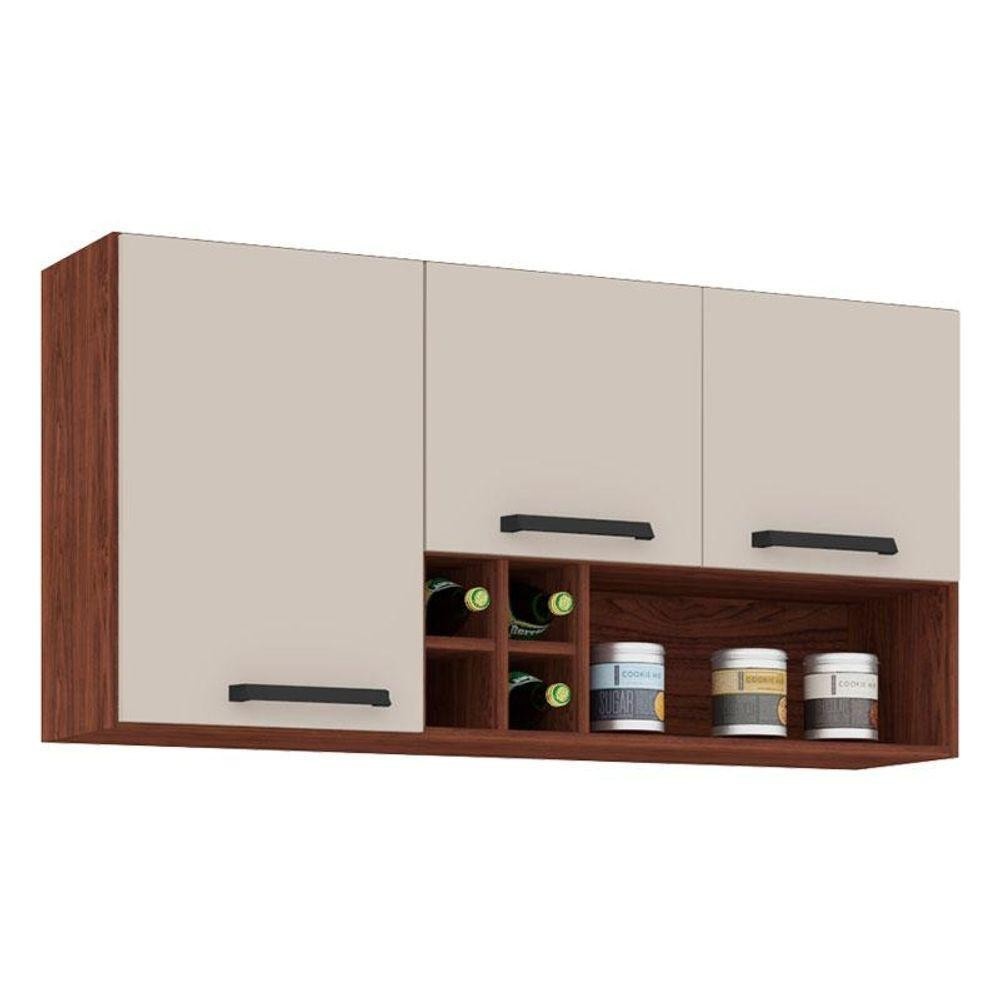 Armário Aéreo Cozinha 120cm: Ametista, Elegância e Praticidade