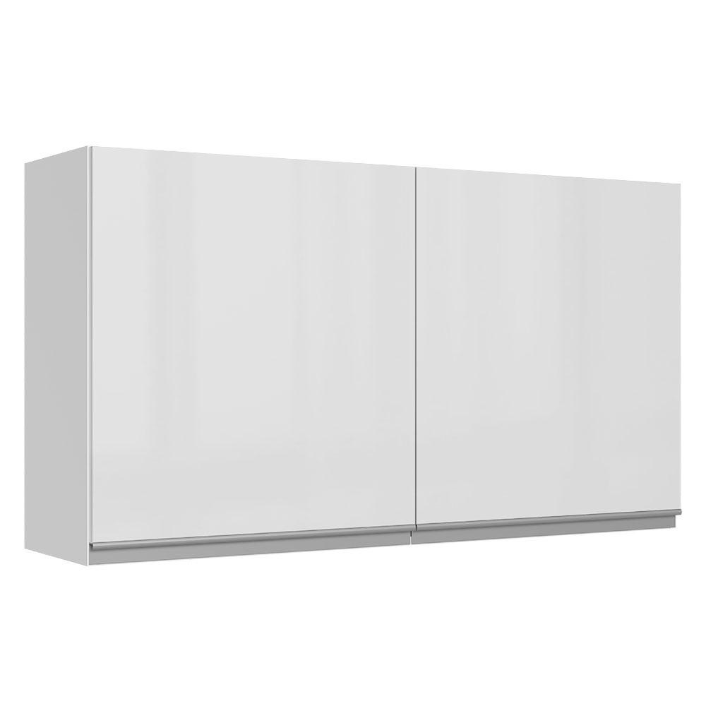 Armário Aéreo Cozinha 120cm Branco Madesa Acordes