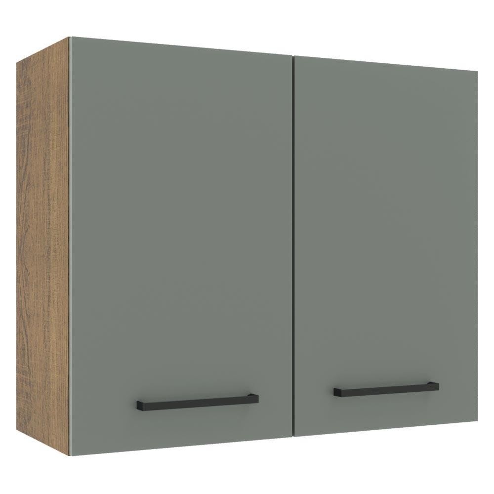 Armário Aéreo Cozinha 80cm Madesa Agata