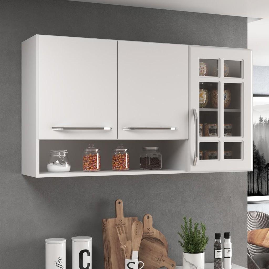 Armário Aéreo Viena 120cm: Elegância e Organização