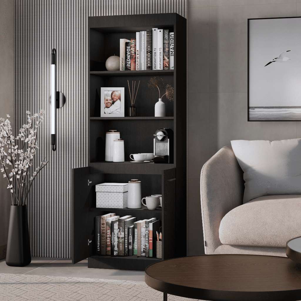 Armário com 2 Portas e 5 Nichos: Organize Seu Espaço com Estilo