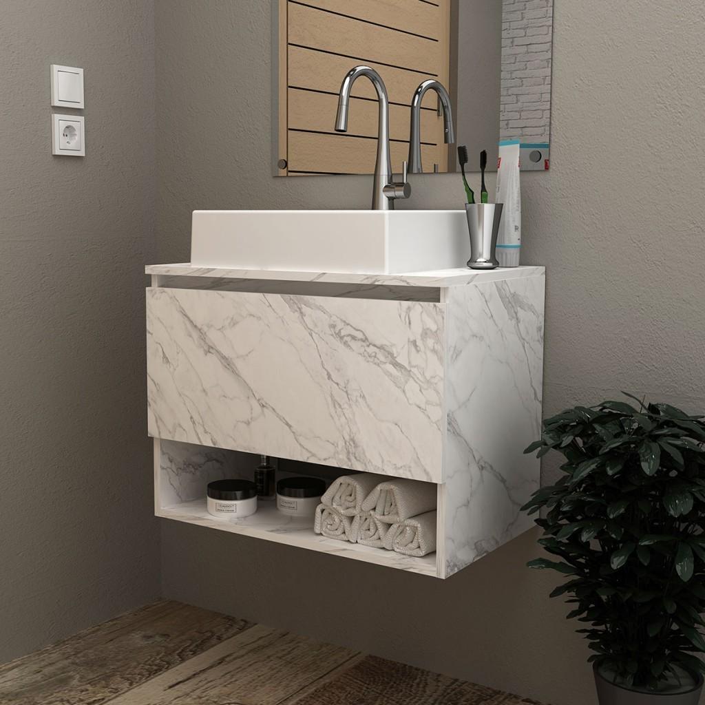 Armário de Banheiro Branco: Organize com Estilo!