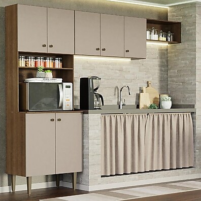 Armário de Cozinha 235cm Madesa: Organize com Estilo!