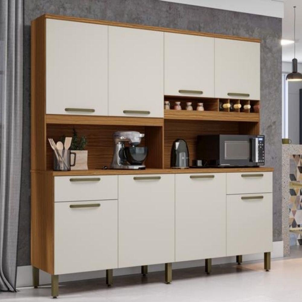 Armário de Cozinha 8 Portas: Organize com Estilo!