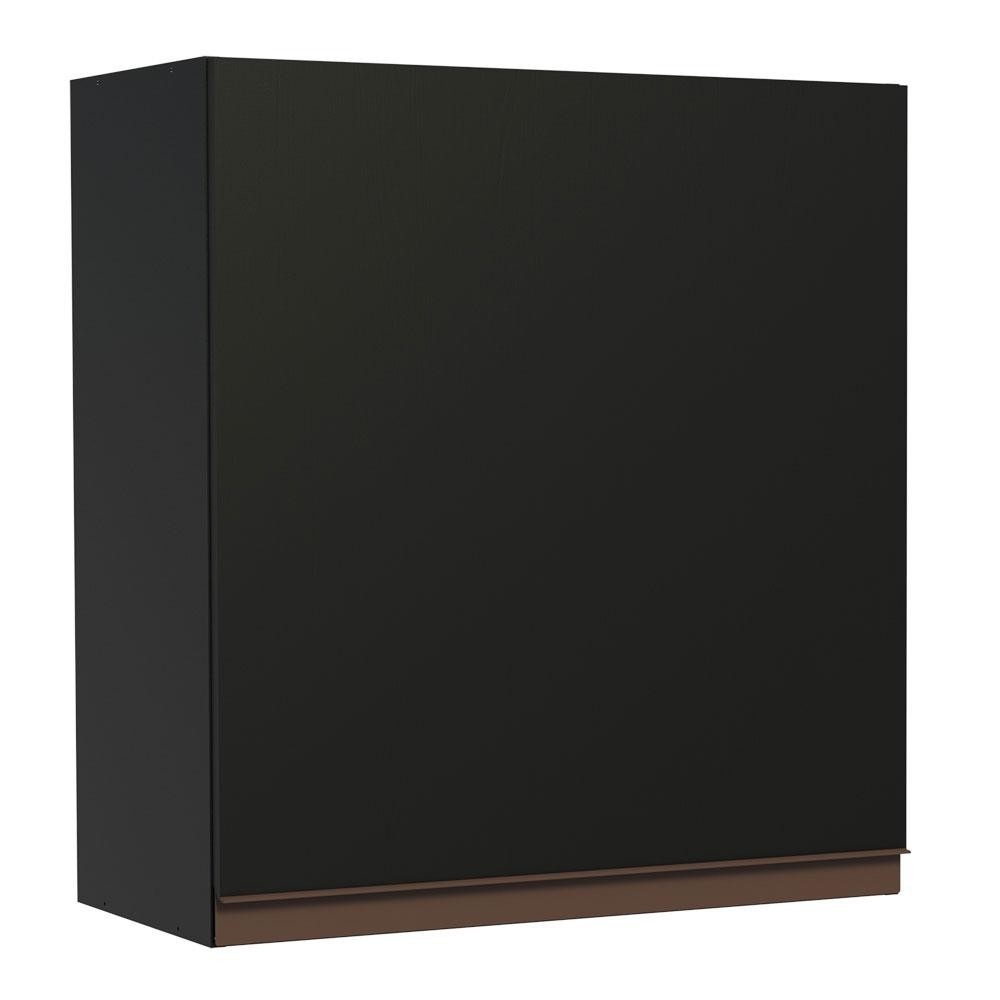 Armário de Cozinha Aéreo 60 cm Preto Reims Madesa
