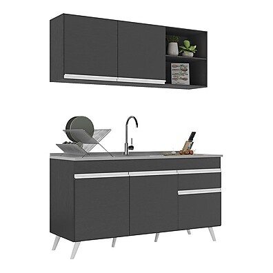 Armário de Cozinha Compacta 150cm Veneza – Espaço e Estilo na Sua Cozinha