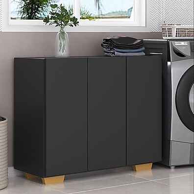 Armário de Lavanderia 90cm: Organize com Estilo!