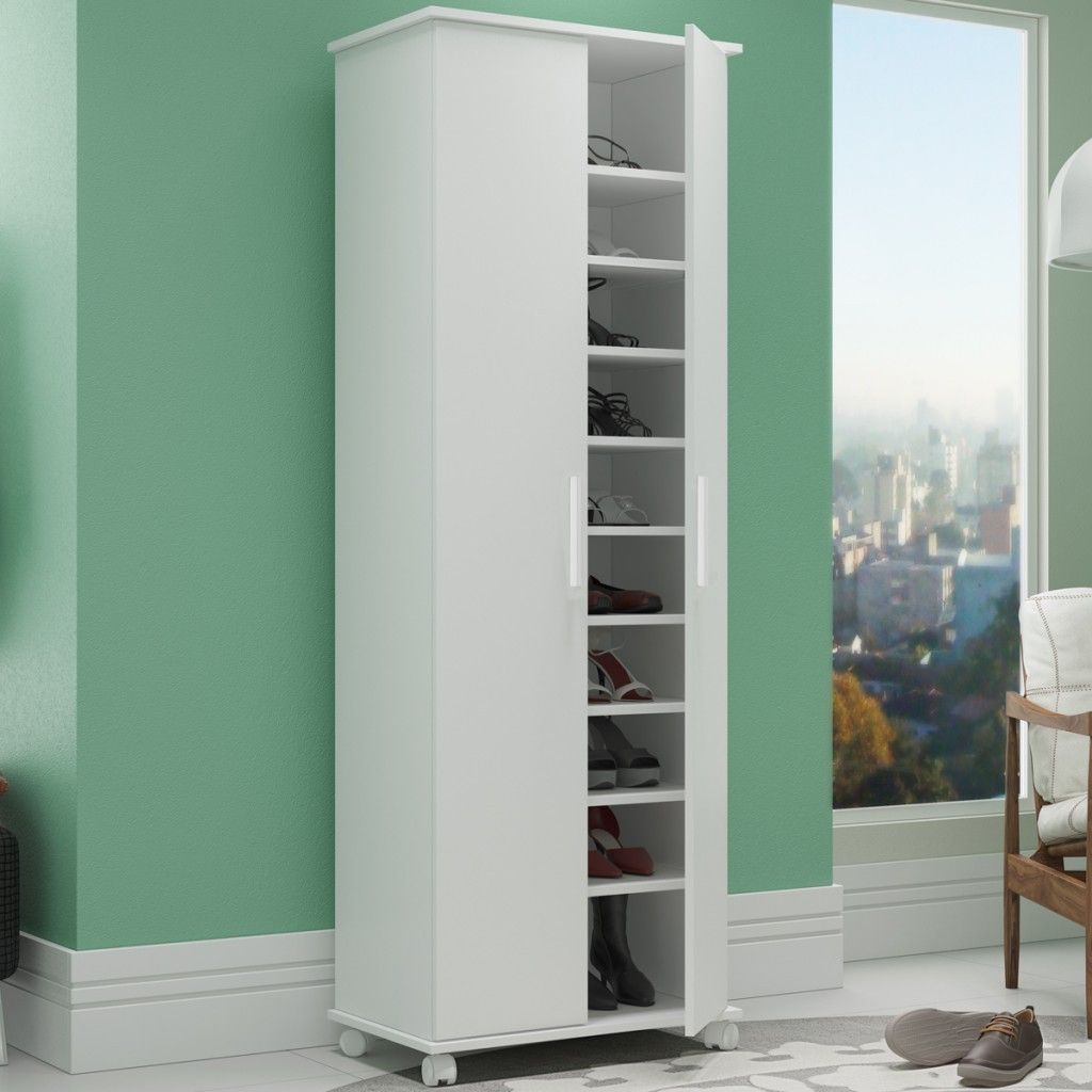 Armário Multiuso 2 Portas BST 07: Organize sua Lavanderia com Estilo