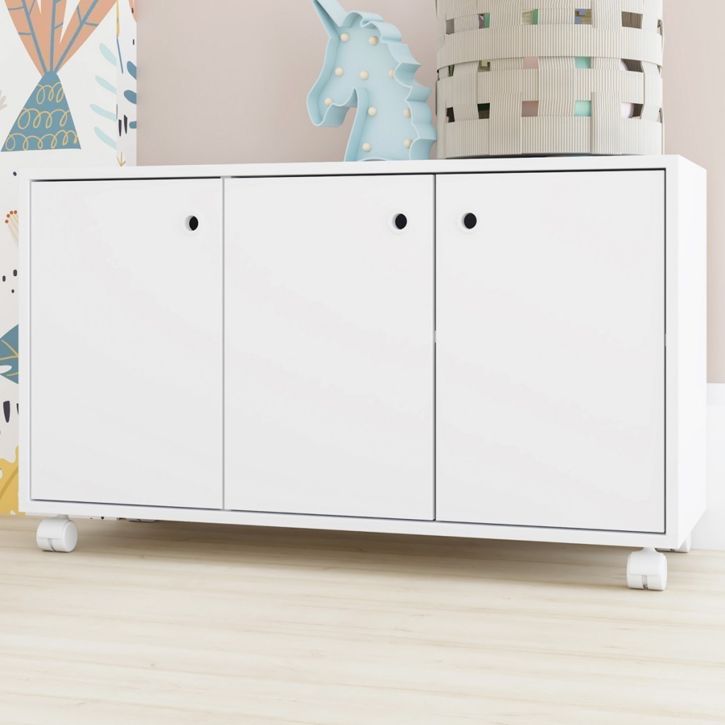 Armário Multiuso 3 Portas: Organize com Estilo!