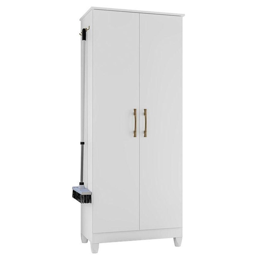 Armário Multiuso Jade Branco: Organize com Estilo!