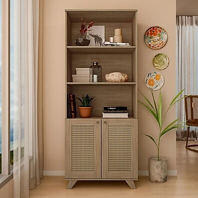 Armário Multiuso Trama 2 Portas: Organize com Estilo!