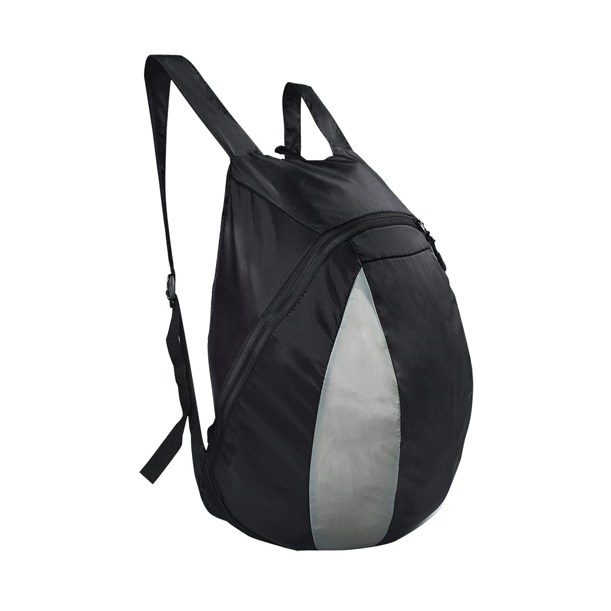 Mochila para capacete de motocicleta, bolsa compacta de armazenamento leve com grande capacidade de 28 L, prata, compacta
