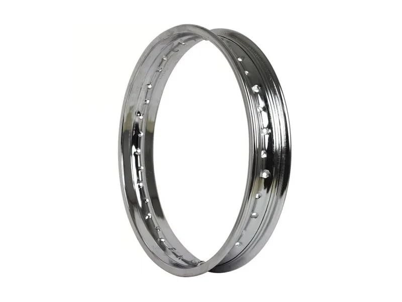 Aro de Roda Cromado 18x160 Dianteiro para CG 125/Titan 150 e Yamaha 125/135 - Cromo Forte