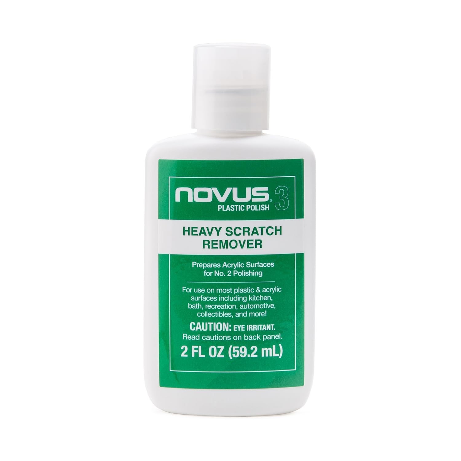 Novus Esmalte de Plástico #3: Restaure o Brilho e Elimine Arranhões em 60ml