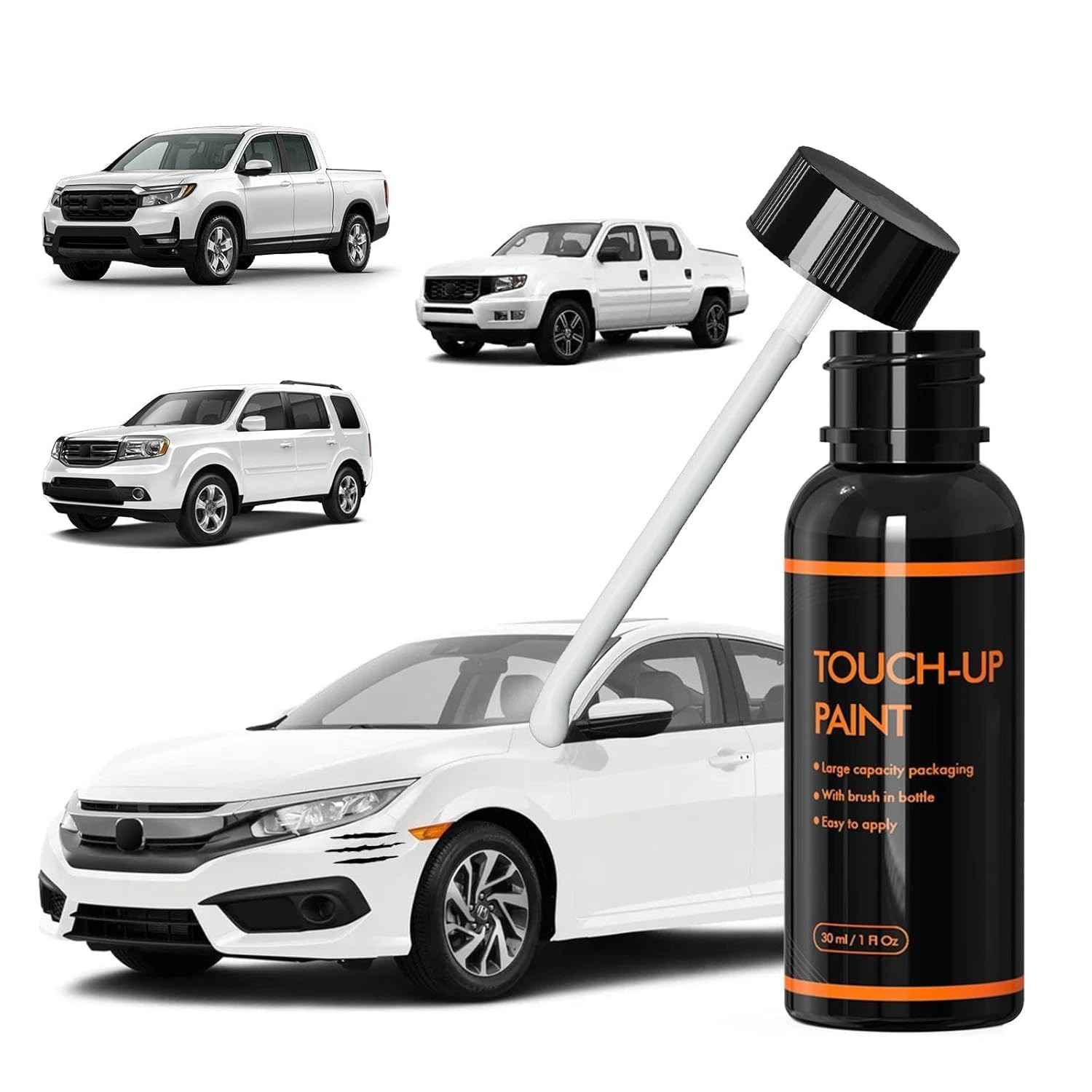 Tinta de Retoque para Carro Honda - Tafetá Branco NH578 | Reparo de Arranhões e Lascas com Perfeição