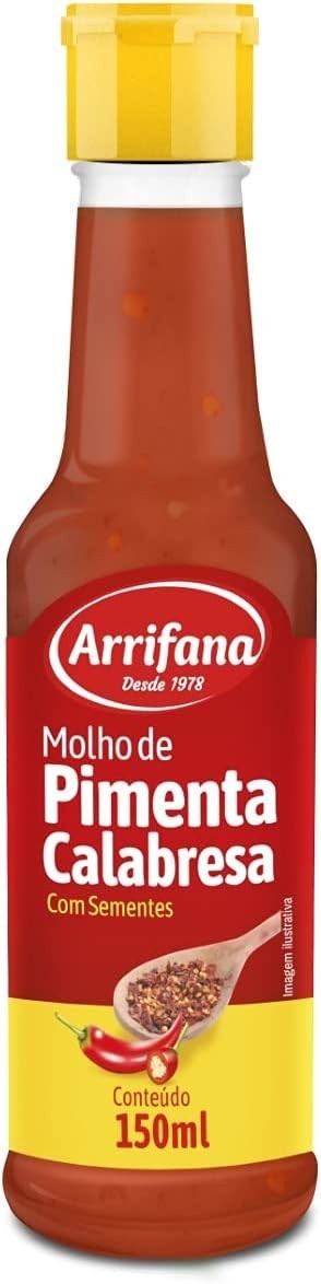 Arrifana Molho De Pimenta Calabresa 150 Ml
