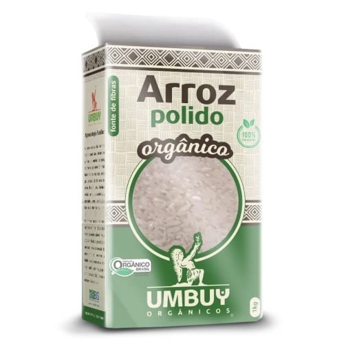 Umbuy Orgânicos Arroz Polido Orgânico Umbuy 1Kg Arroz Orgânico Branco Grão Longo Verde Natural Saudável E Livre De Agrotóxicos Produto Orgânico Certificado