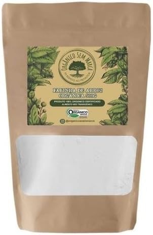Farinha De Arroz Polido Orgânica 500g - OSM