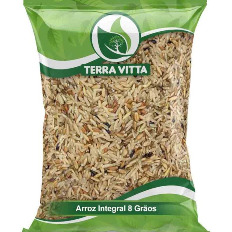 Arroz Integral 8 Grãos: Saúde e Sabor em 1Kg