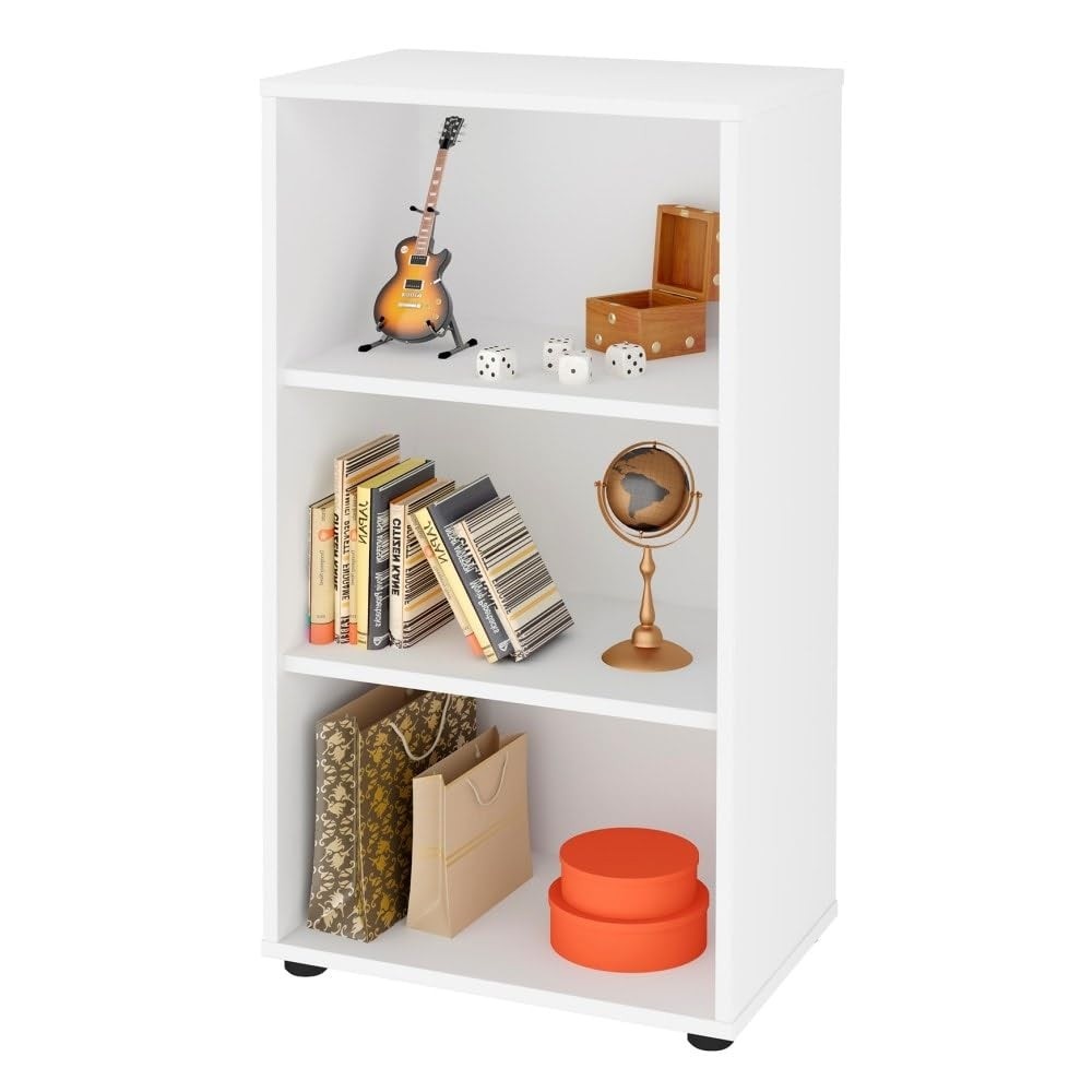Estante Decorativa Clean 2 Prateleiras Branca Artany