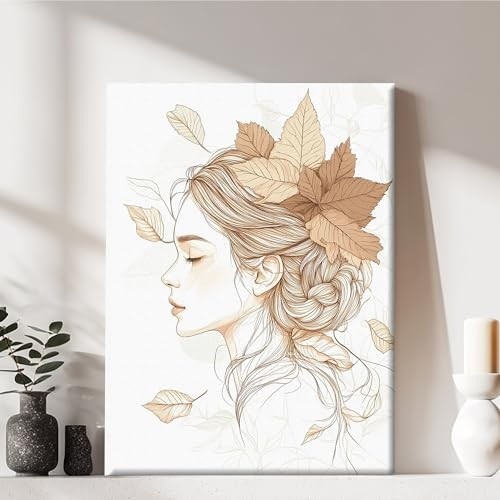 Arte de Parede em Tela emoldurada - Decoração Moderna Minimalista para Casa e Escritório