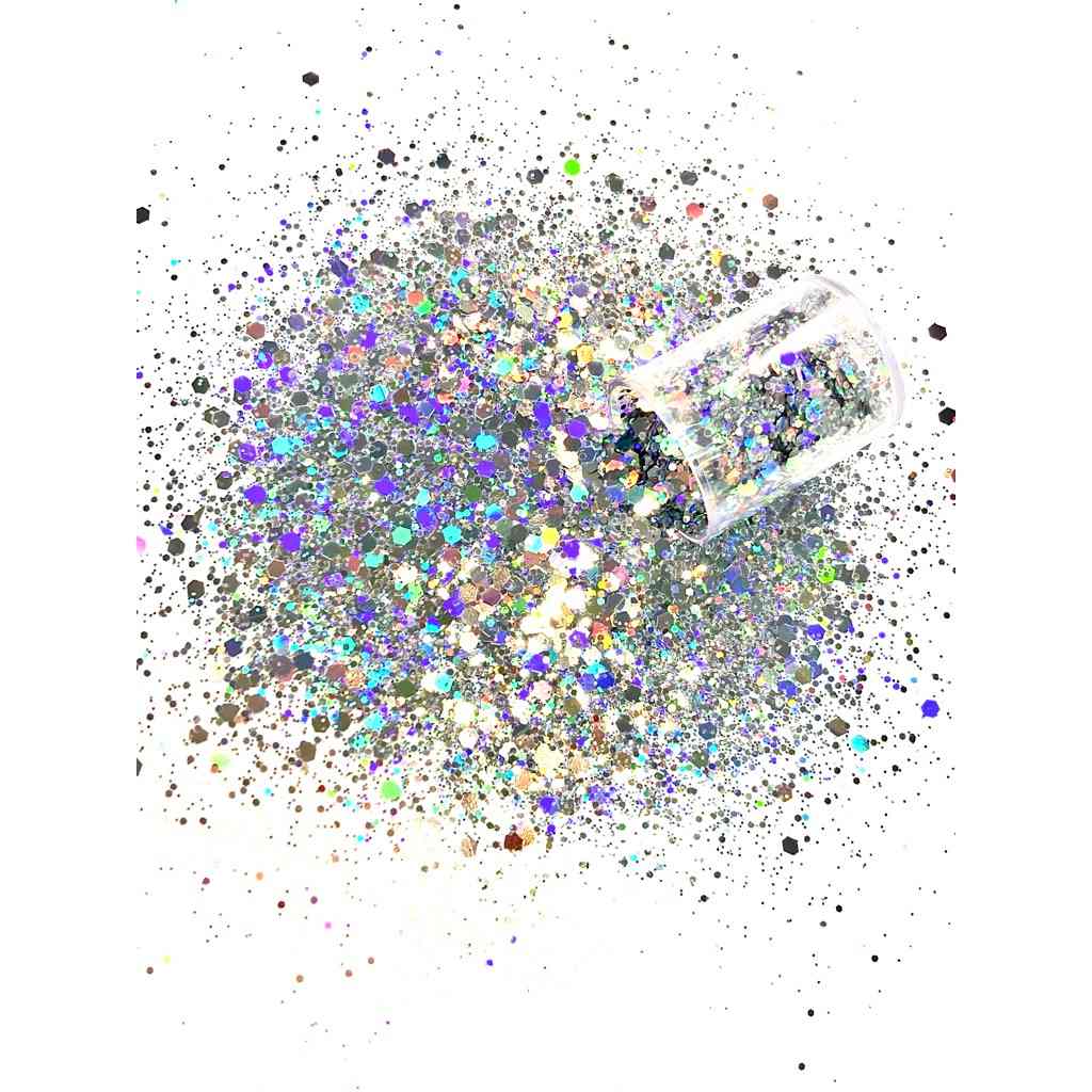 Glitter Holográfico GH22 STAR - Brilho Intenso para Unhas e Artes