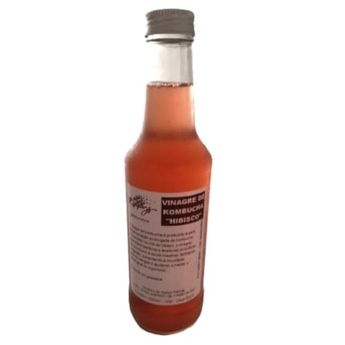 Vinagre de Kombucha Artesanal, hibisco - 300ml | Kippys Natural