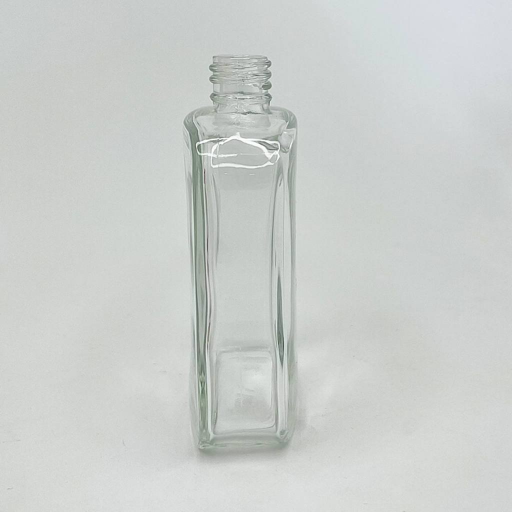 Kit 10 Frascos de Vidro Quadrado com Spray 100ml - Luxo Artesanal