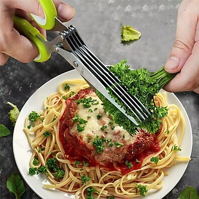 Picota Tudo! ✂️ Tesoura 5 Lâminas para Cozinha e Artesanato