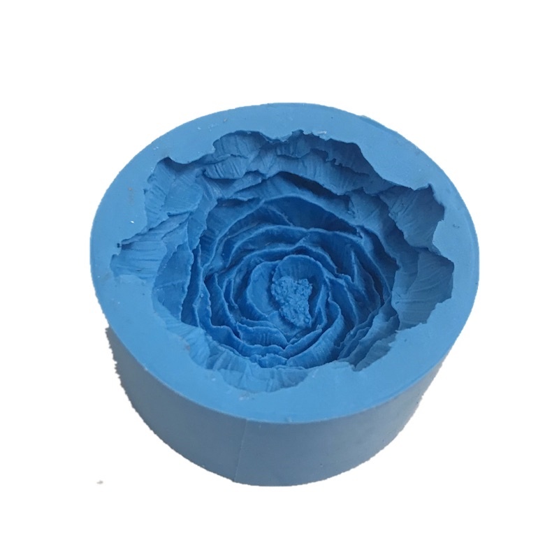 Molde de Silicone Rosa para Sabonete e Artesanato