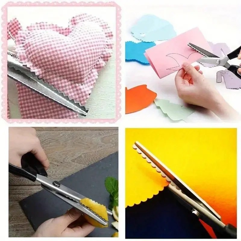 Tesoura Serrilhada Profissional para Artesanato