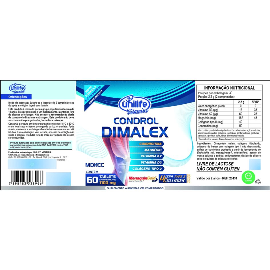 Condrol Dimalex: Alívio e Saúde para Suas Articulações